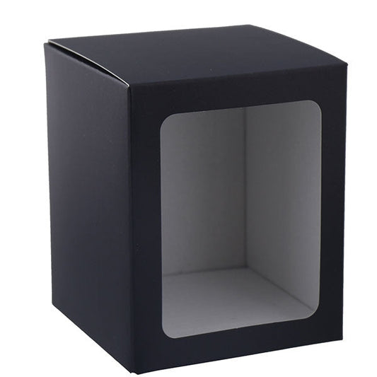 Candela Metro - FLAT Lid - Gift Box - X-Large - BLACK - WINDOW