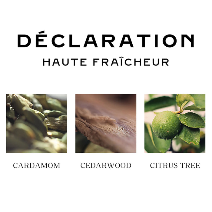 Cartier Declaration Haute Fraicheur Eau de Toilette Spray, 3.3 oz