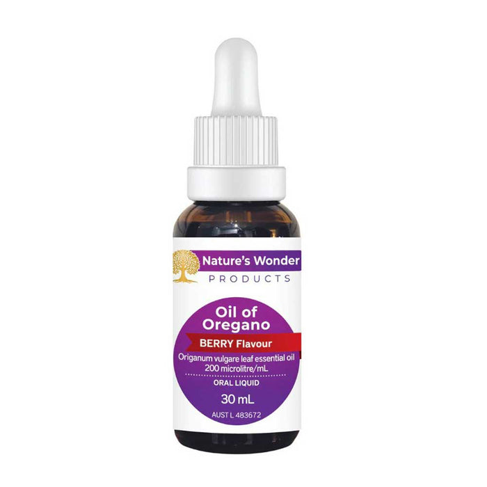 Cayenne Nature's Wonder Oil of Oregano Berry Flavour - 30ml