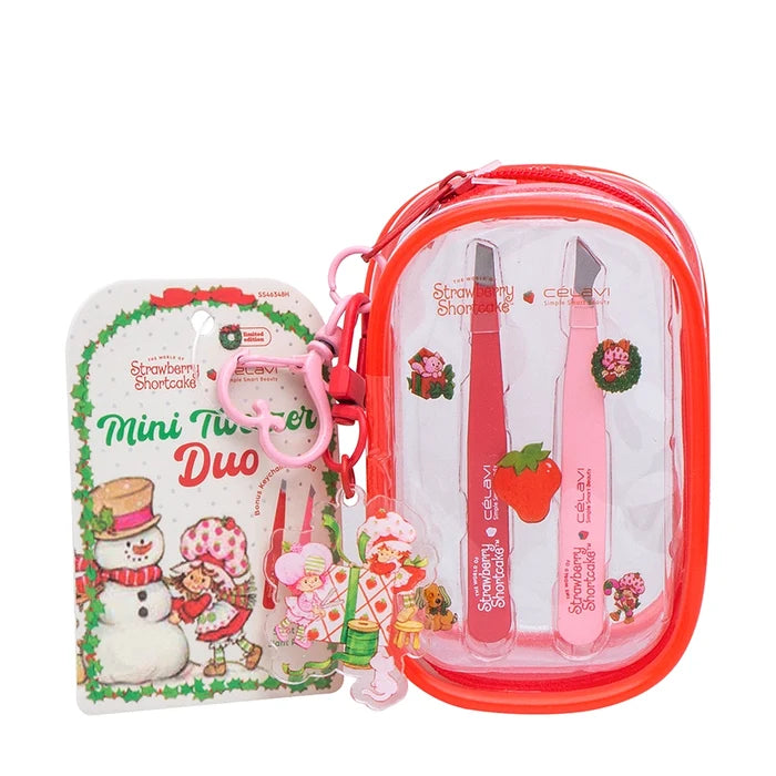 Celavi - SSC Holiday Two Piece Mini Tweezer Set with Keychain