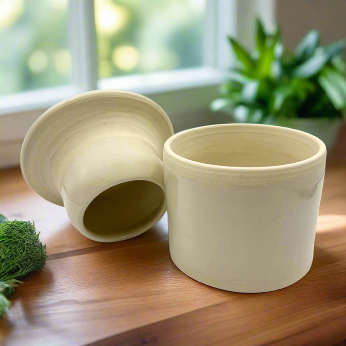 Ceramic Butter Crock - Greenbriar Market + Refillery