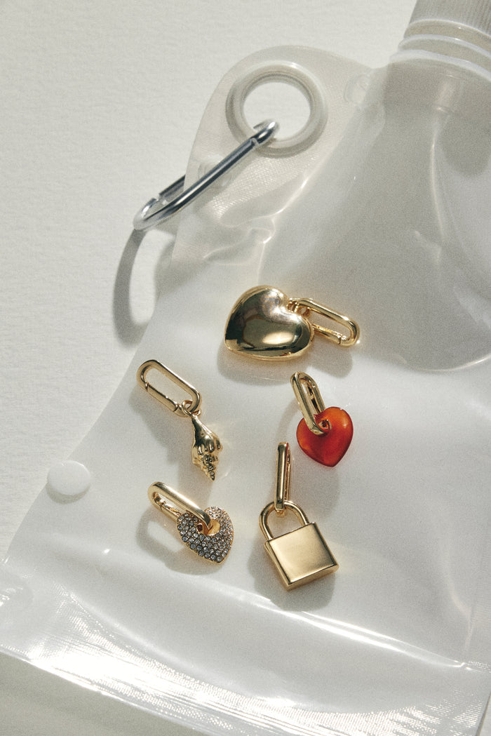 Charm Colourful Heart Pendant - Pilgrim