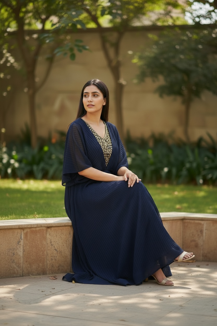 Chiffon long dress
