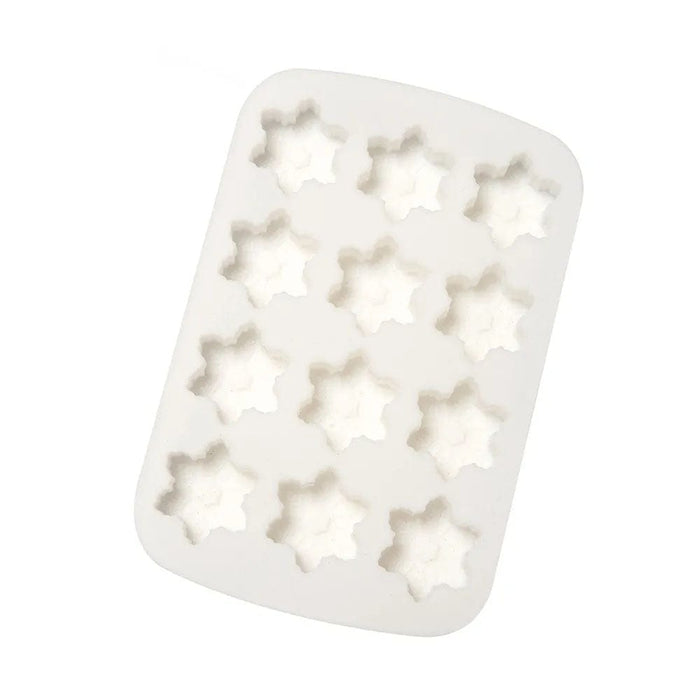 Christmas Snowflake Chocolate, Jelly & Ice Cube Silicone Mould