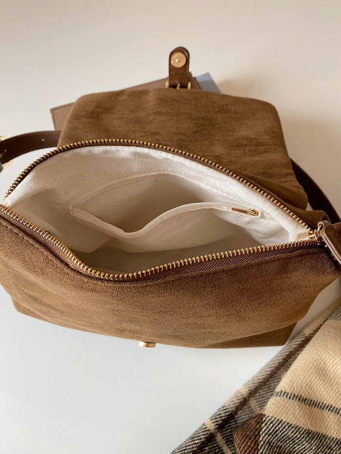CL1512 - Korean Vintage Suede Bag
