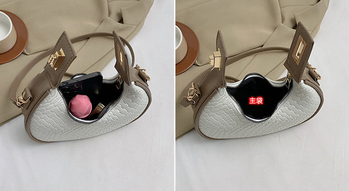 CL1579 - Korean Textured Dumpling Bag