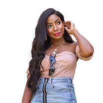 clip-in hair extensions 4A #1b Natural Black