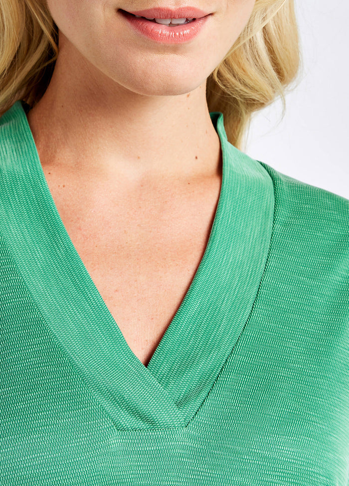 Coolestown cap sleeve top  - Kelly Green