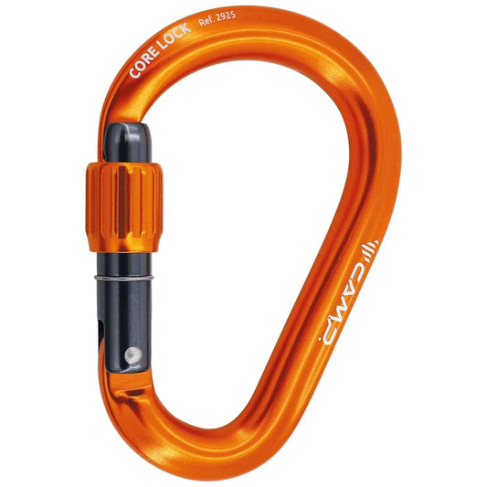 טבעת הברגה CAMP Core Lock לטיפוס וגלישה, פתח רחב ובטיחות מקסימלית.