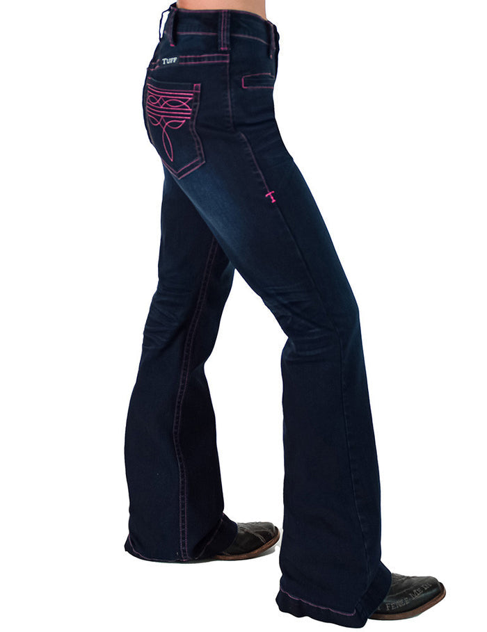 Cowgirl Tuff Pink Bootstitch Jeans