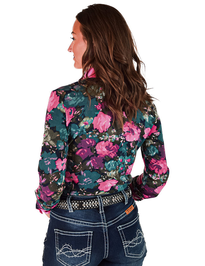 Cowgirl Tuff Pink Floral Shirt
