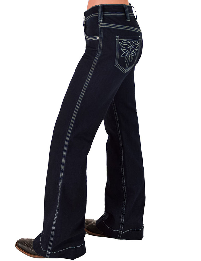 Cowgirl Tuff Swirl Bootstitch Trouser