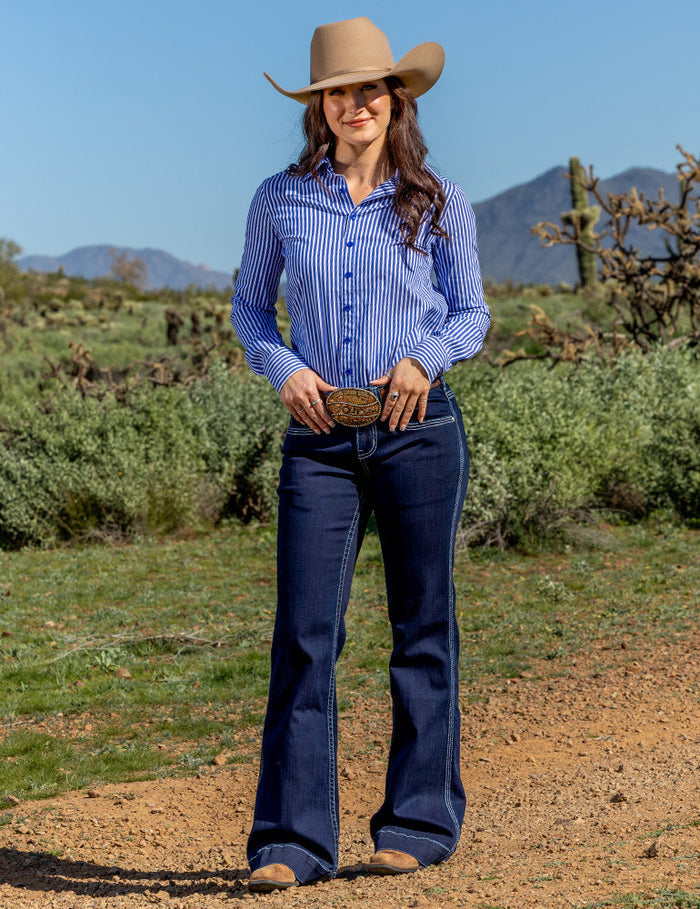 Cowgirl Tuff Swirl Bootstitch Trouser