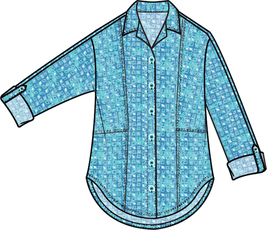 Crinkle Cotton Boardwalk Tunic - 40520 - Size S