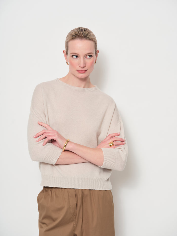 Cropped Cotton Pants