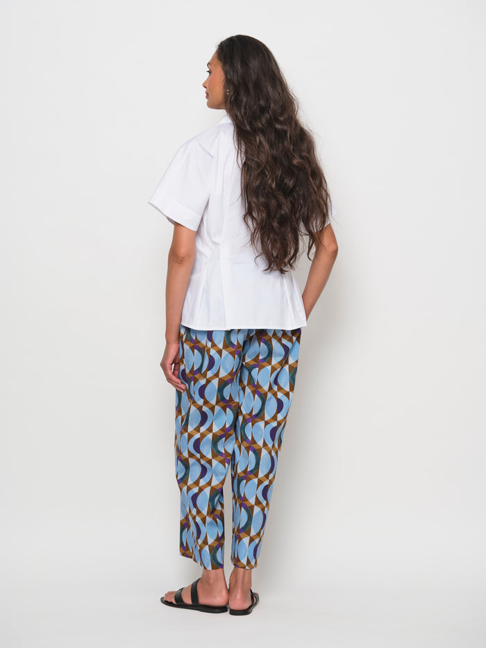 Cropped Cotton Pants