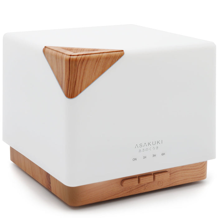 Cube Light Wood Essential Oil Diffuser - Asakuki
