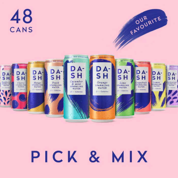 Dash Cherry Sparkling Water 330ml x 12 Cans