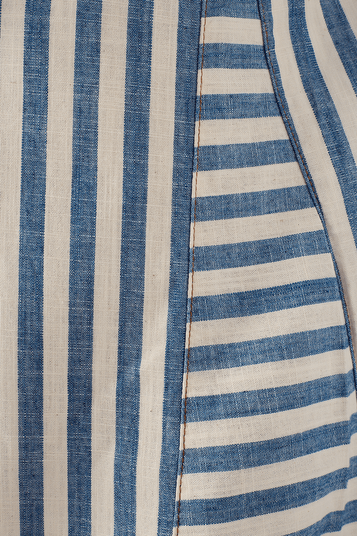 Denim Stripe Twill Pants
