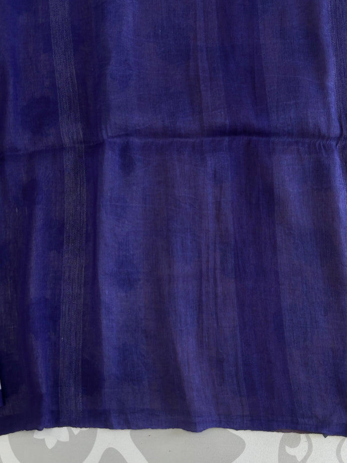 Digital Floral Printed Linen cotton saree