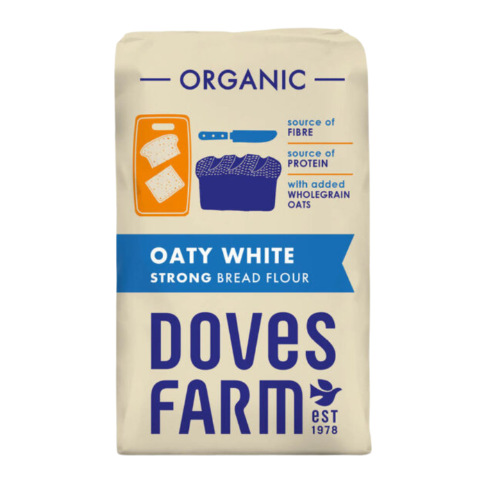 Doves Farm Organic Oaty White Strong Bread Flour 1.5kg