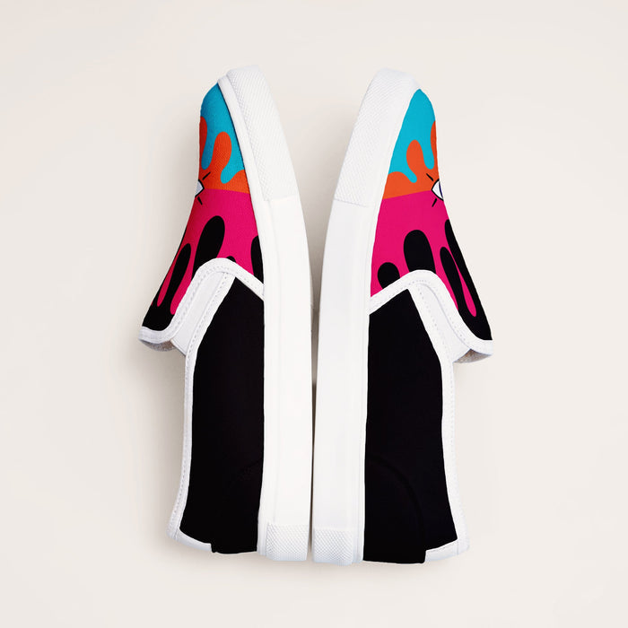 Dripping Eye Slipons - The Quirky Naari