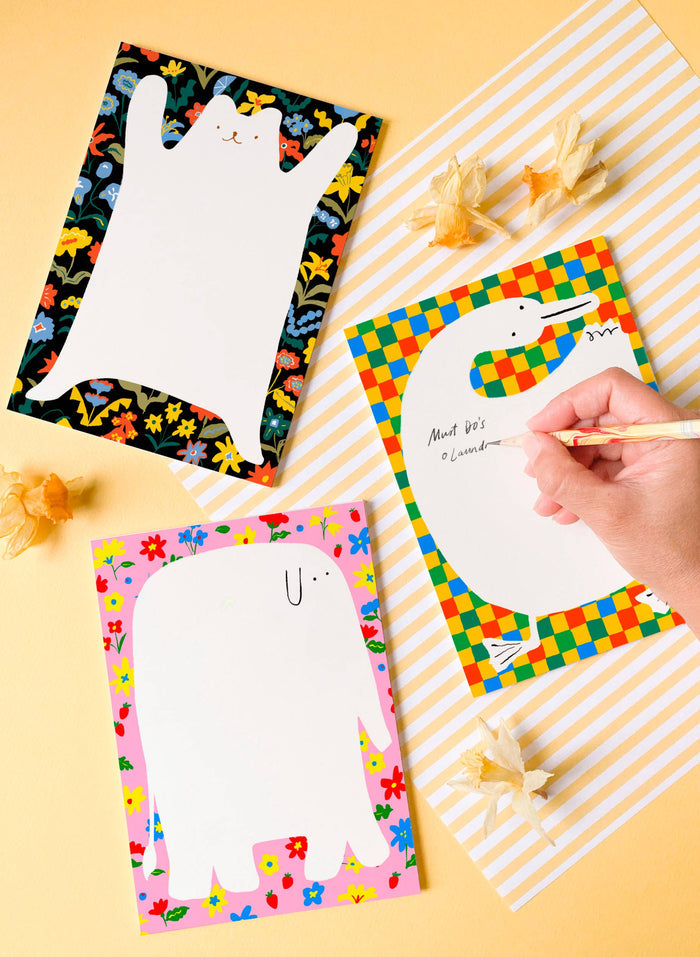 Duck Quilt Notepad | Karen Schipper