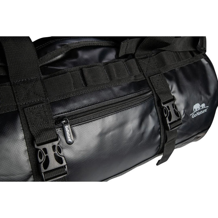 Duffel Bag 90L: רצועות דייזי חיצוניות לעיגון ציוד נוסף