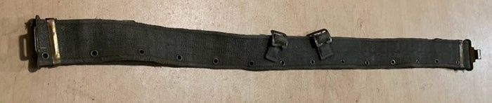 Dutch M52/M53 Web Equipment Waist Belt – 2.25" Heavy Cotton Webbing, Cold War Surplus