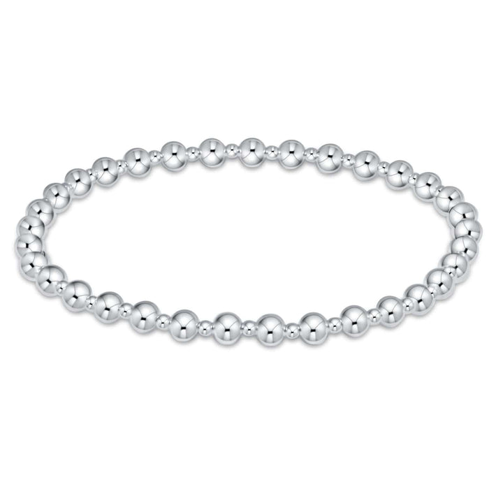 Enewton Classic Sterling Grateful Pattern 4mm Bead Bracelet