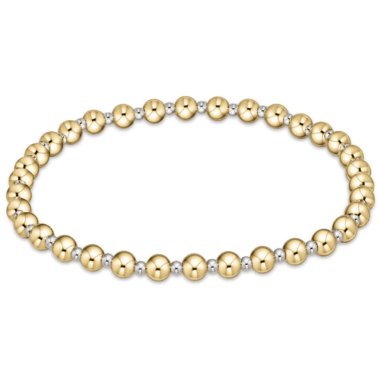 Enewton Grateful 4mm Bead Bracelet - Mixed Metal