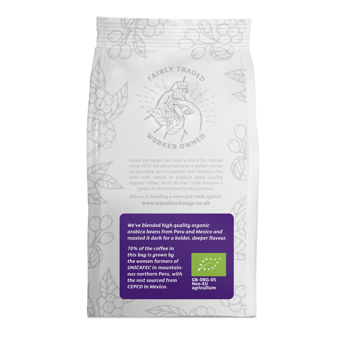 Equal Exchange Organic Dark City Roast Coffee Beans