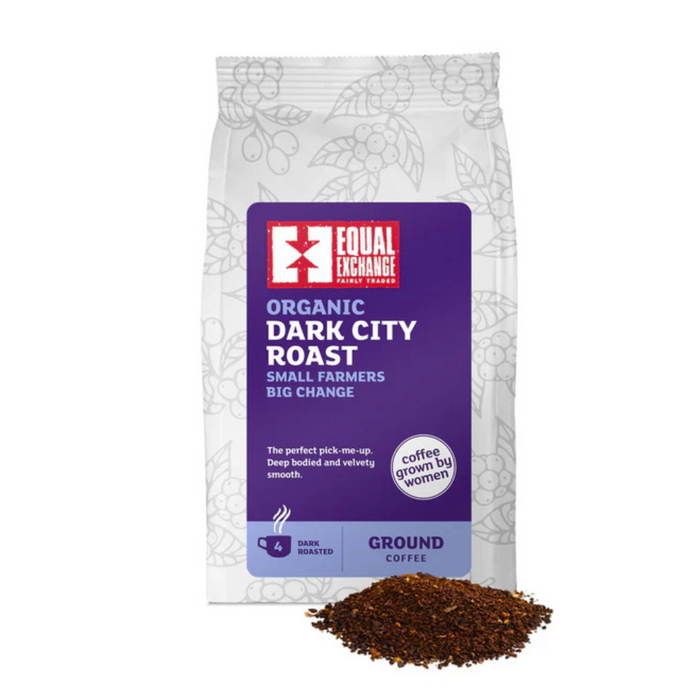 Equal Exchange Organic Dark City Roast Coffee Beans