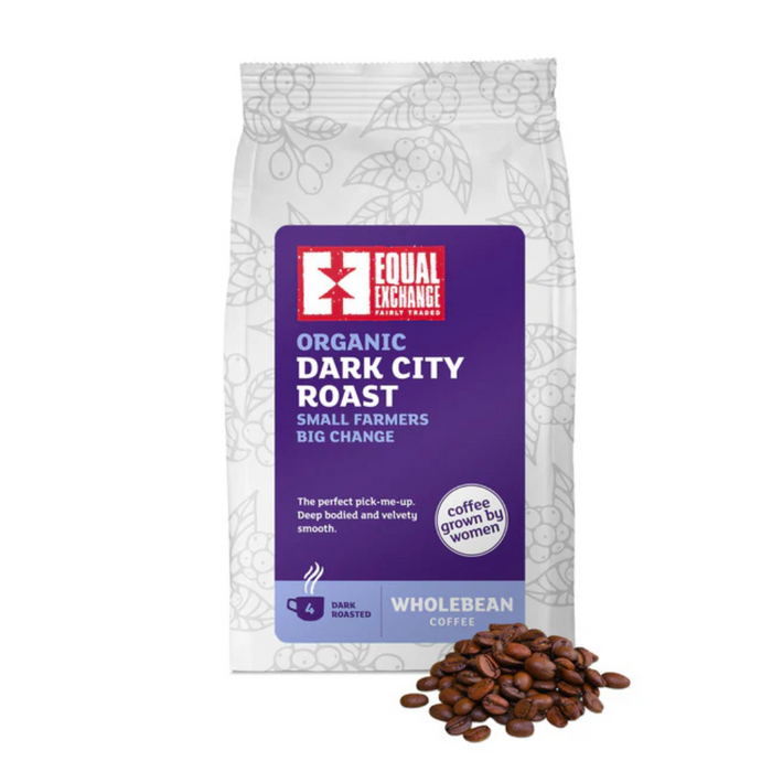 Equal Exchange Organic Dark City Roast Coffee Beans