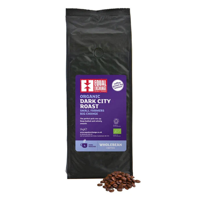 Equal Exchange Organic Dark City Roast Coffee Beans
