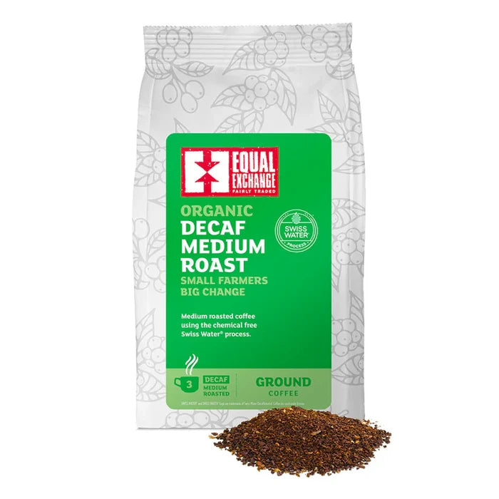 Equal Exchange Organic Roast Ground Coffee - Decaffeinated 200g