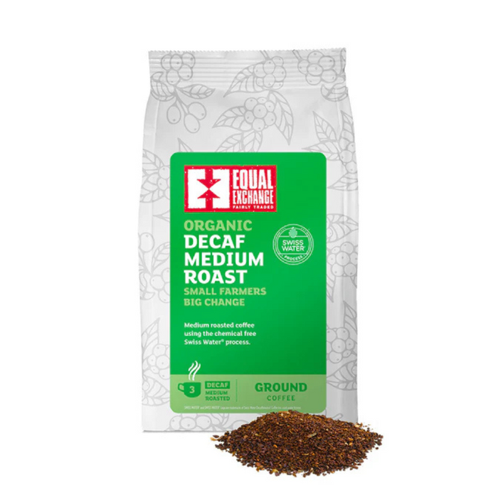 Equal Exchange Organic Roast Ground Coffee - Decaffeinated 200g