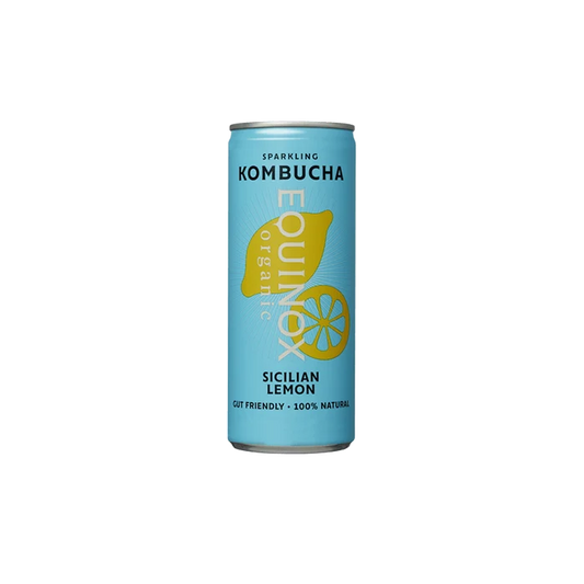 Equinox Organic Kombucha Soft Drink Sicilian Lemon
