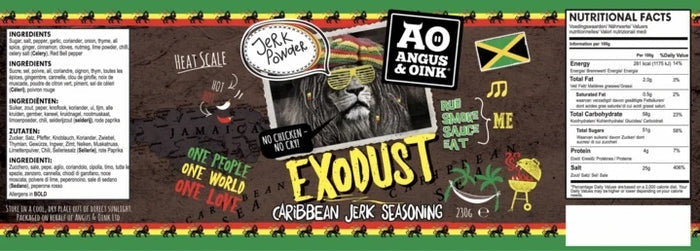 Exodust Caribbean Jerk Seasoning 230g