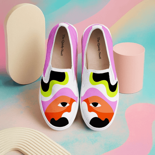 Eye See You Slipons - The Quirky Naari