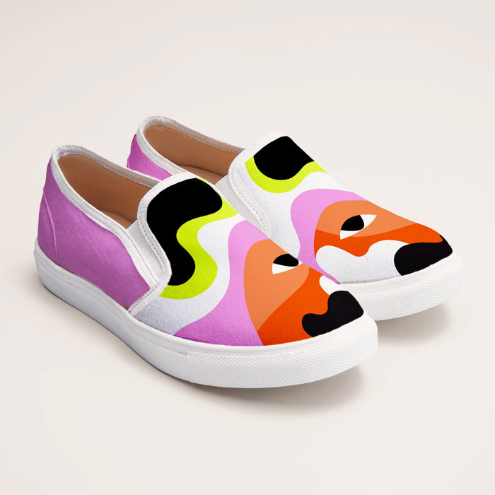 Eye See You Slipons - The Quirky Naari