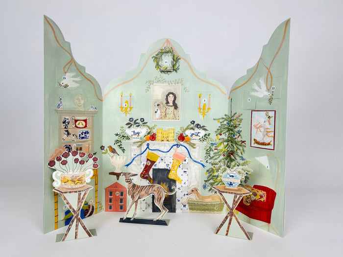Festive Dutch Gable Advent Calendar by Polly Fern | Art Angels