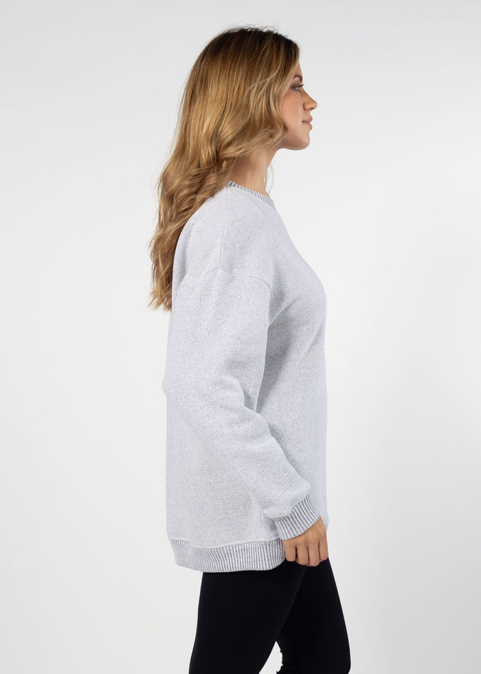 Florida Gators Women's Heather Grey Warm Up Crew Sweatshirt