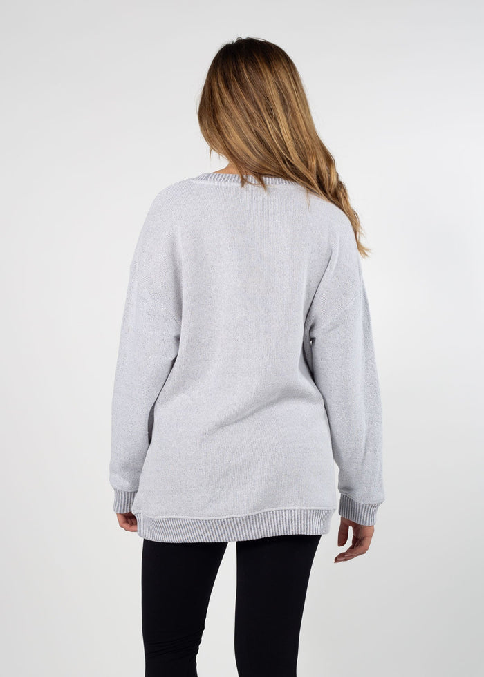 Florida Gators Women's Heather Grey Warm Up Crew Sweatshirt