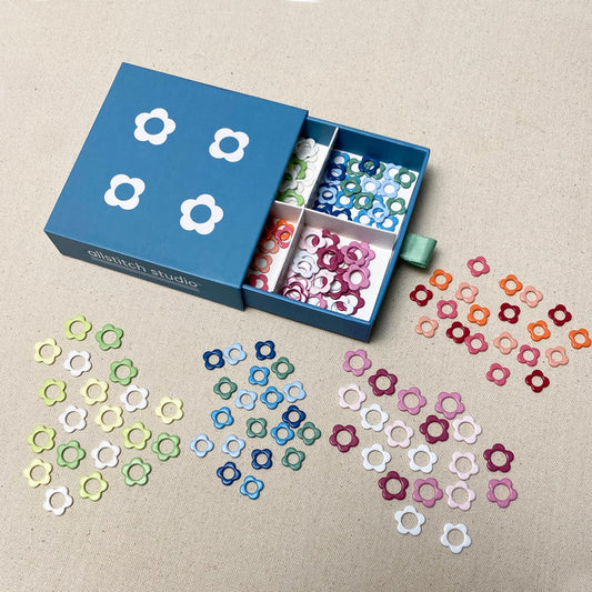 Flower Stitch Marker Sampler Set | Allstitch Studio