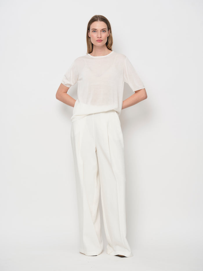 Fluid Tencel Denim Trousers