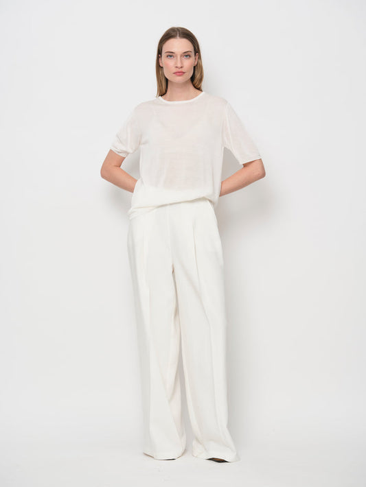 Fluid Tencel Denim Trousers