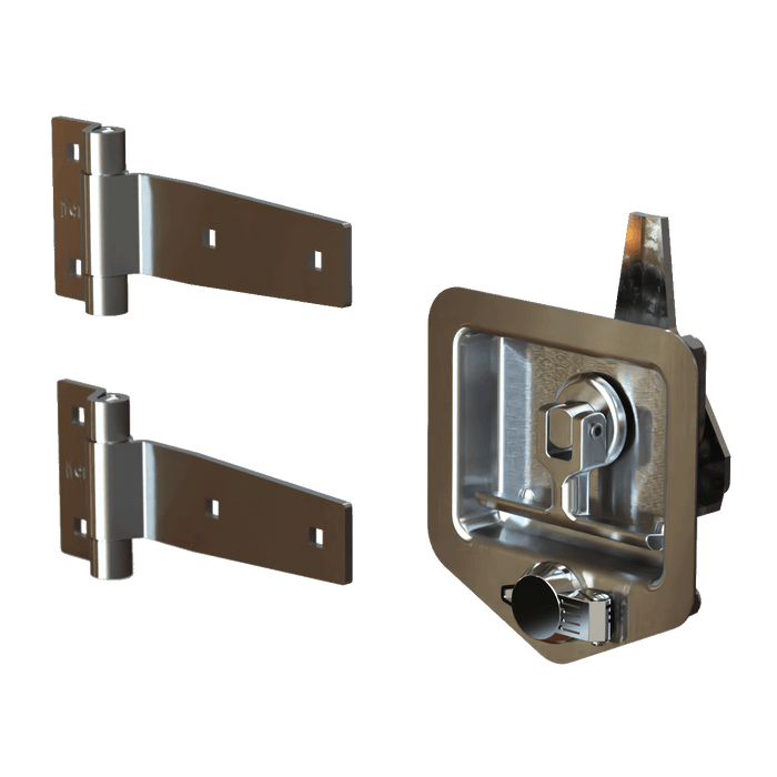 Folding T-Handle with Mount studs and Dust Cap, 3/4 view