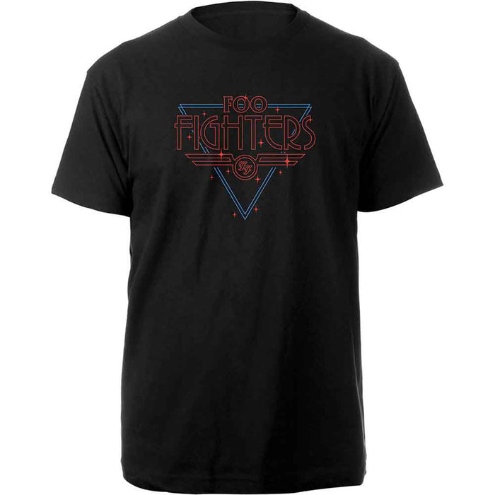 FOO FIGHTERS - BLACK DISCO OUTLINE - T-Shirt Black