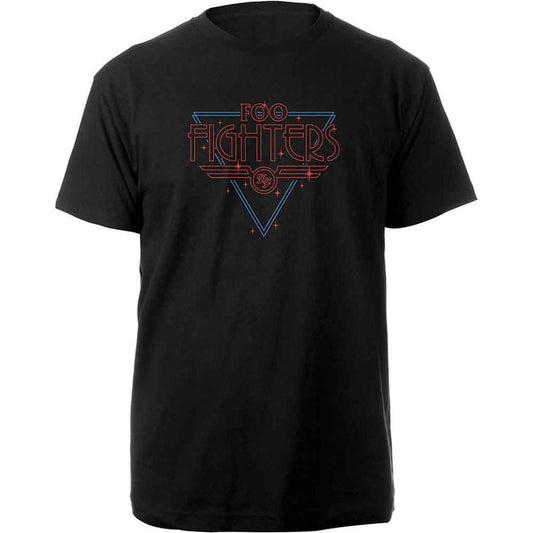 FOO FIGHTERS - BLACK DISCO OUTLINE - T-Shirt Black